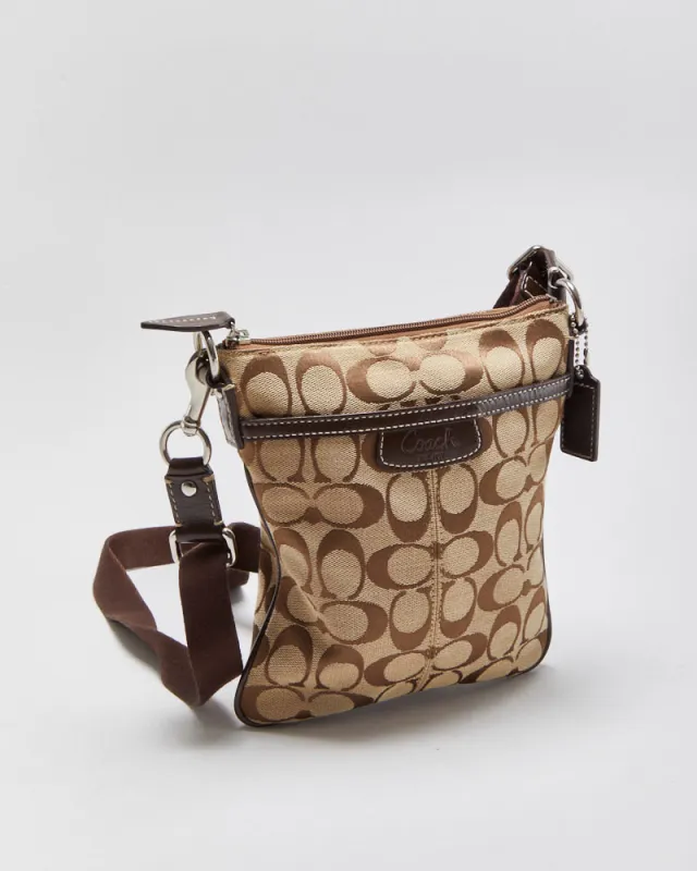 Vintage Y2K 00s Coach Signature Swingback Crossbody made by Coach