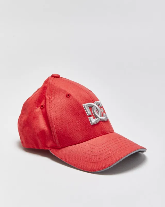 Vintage Y2K 00s DC Shoe Co. Canvas FlexFit Baseball Cap - XS/S made by Rokit