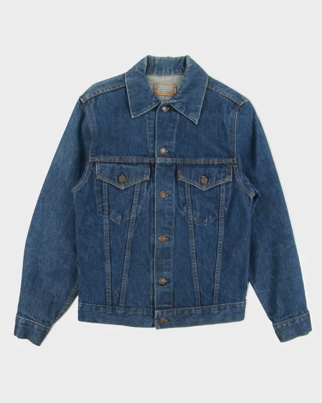 Vintage 1980 Levi's 75505-0217 Type 3 Made In Canada Denim Trucker Jacket - XS made by Levi's