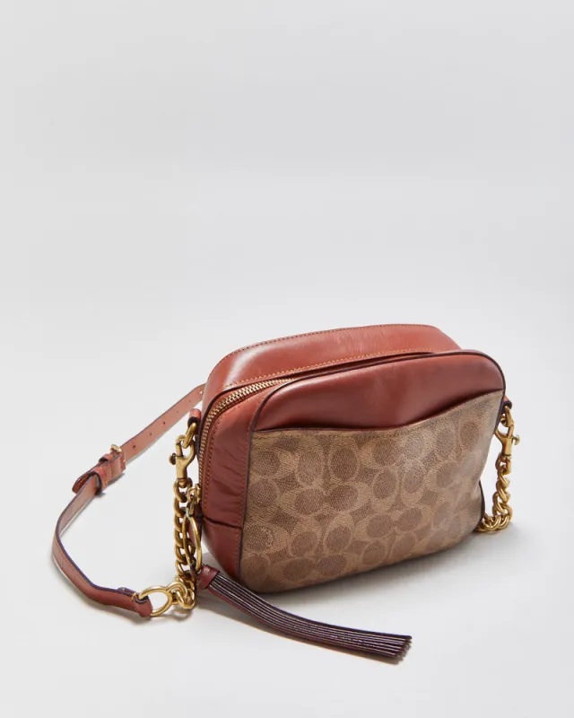 Vintage Y2K 00s Coach Signature Camera Bag made by Coach