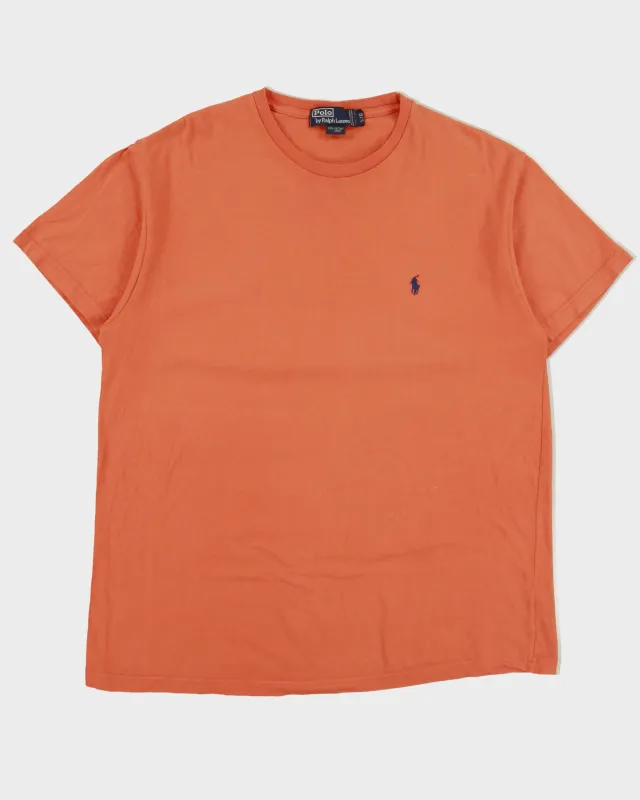 Vintage 1990s Polo Ralph Lauren Heavyweight Made In Canada Classic Crewneck T-Shirt - L made by Ralph Lauren