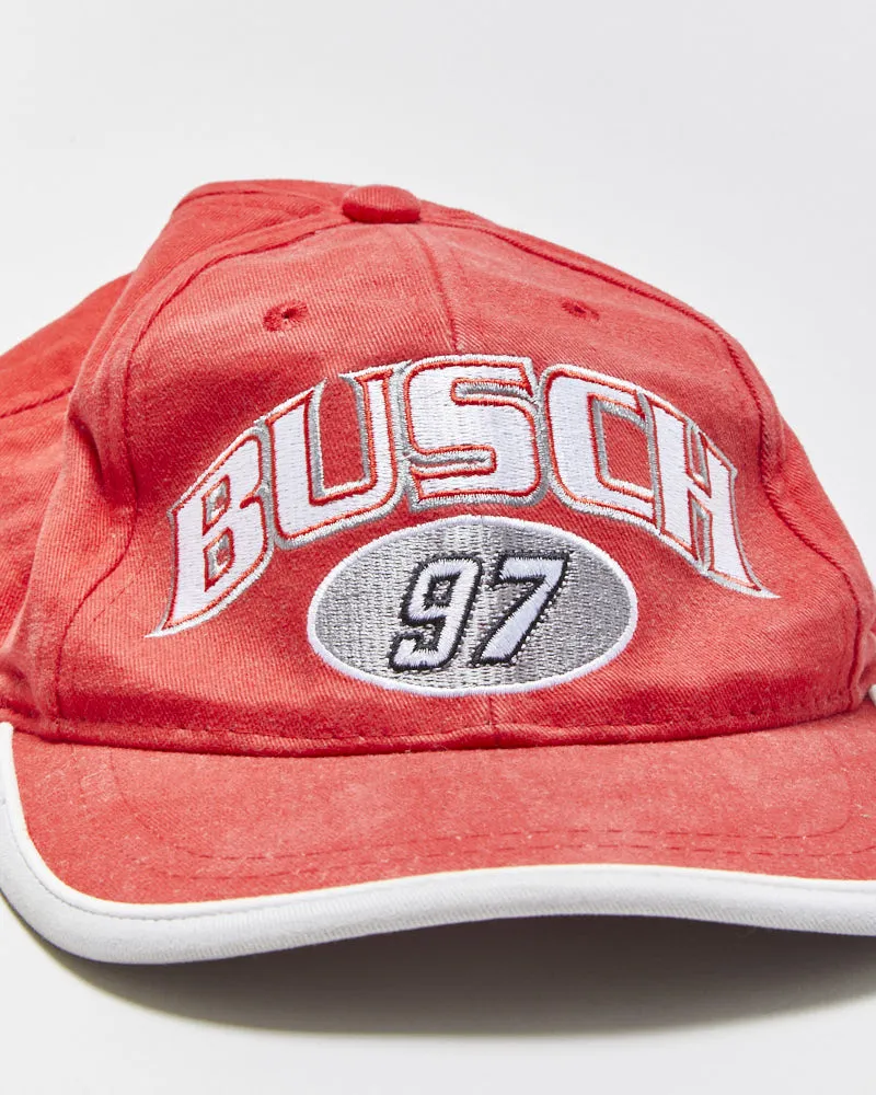 Vintage Y2K 00s Kurt Busch 97 Roush Racing Nascar Canvas Velcro Baseball Cap - OS sold by Rokit product image thumbnail 3