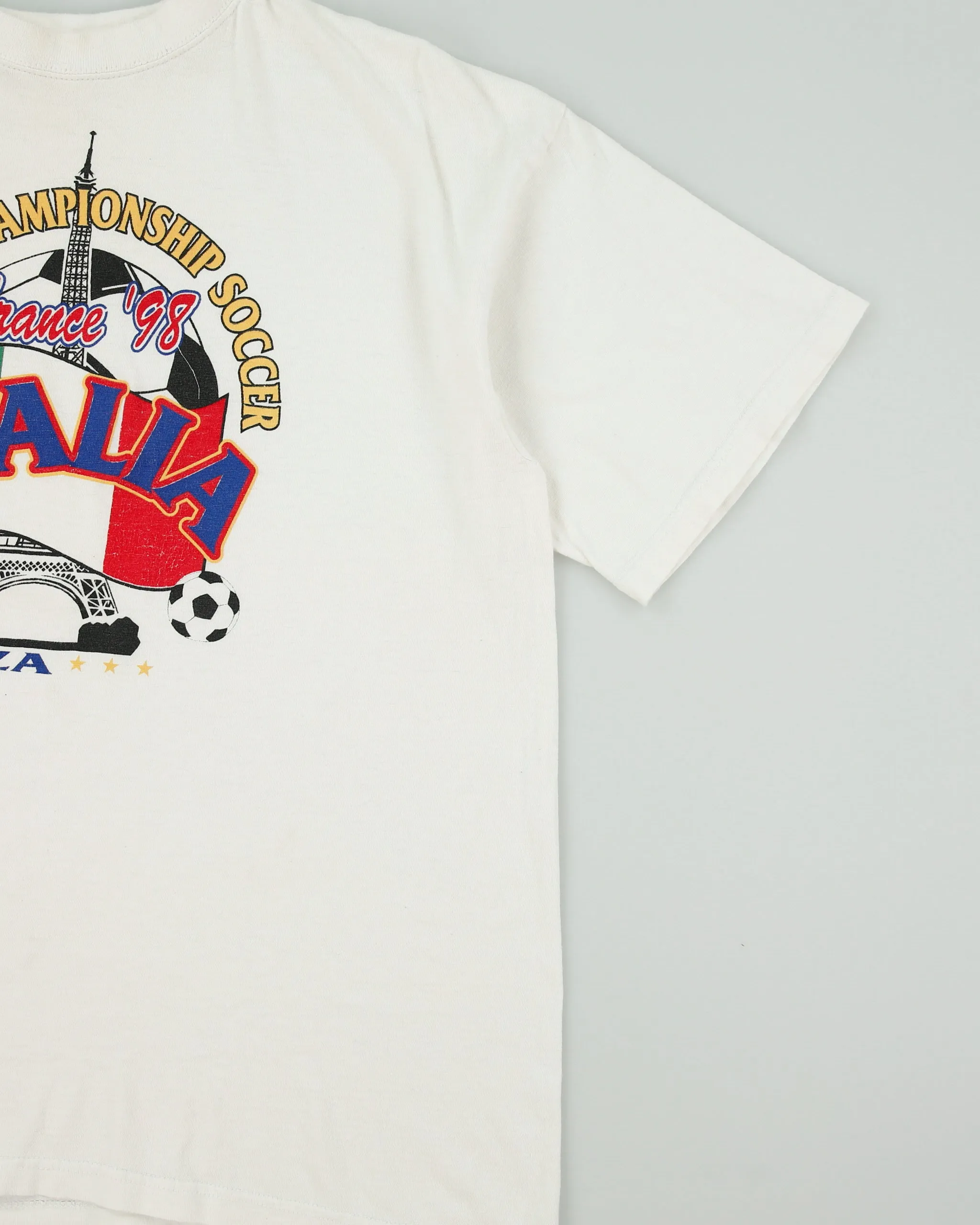 Vintage 1998 World Cup Team Italia Heavyweight Crewneck Football T-Shirt - L sold by Rokit product image thumbnail 3