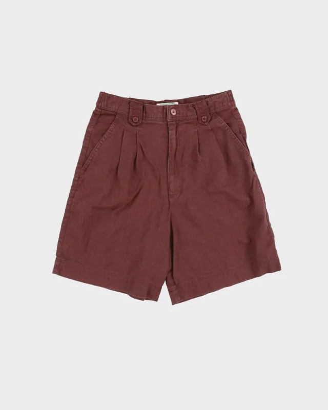Vintage 1990s Braemar Linen Blend High Waisted Shorts - W26 made by Rokit