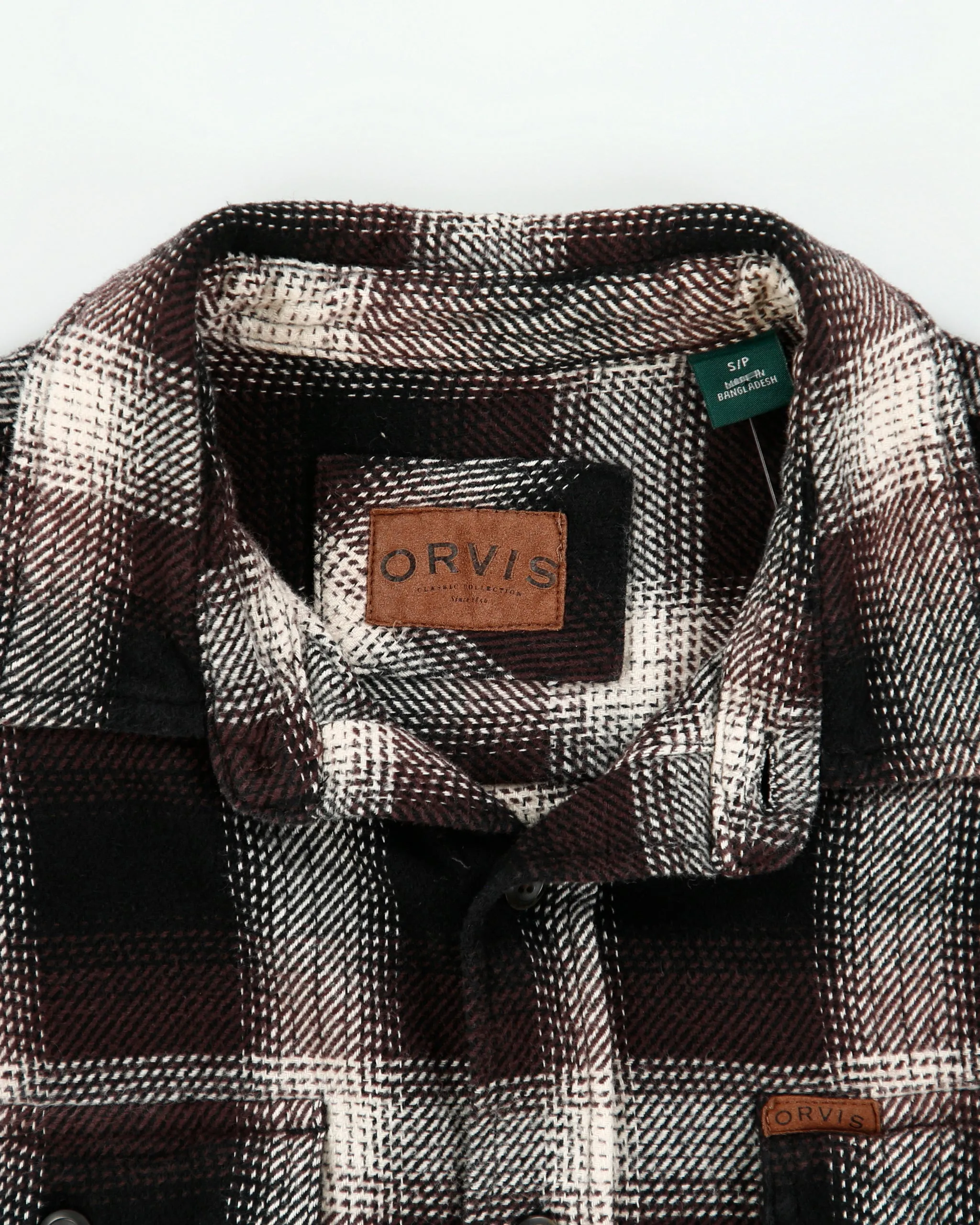 Vintage Orvis Heavyweight Plaid Flannel Over Shirt - s sold by Rokit product image thumbnail 5