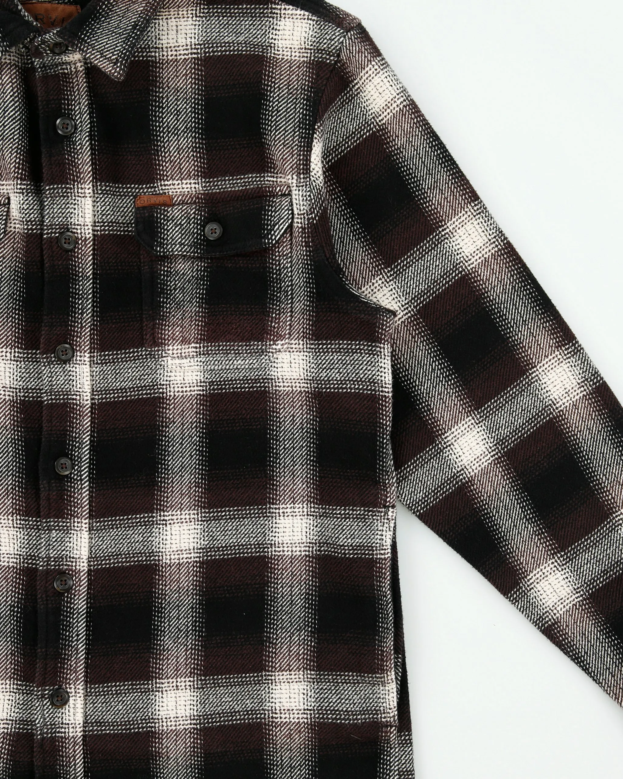 Vintage Orvis Heavyweight Plaid Flannel Over Shirt - s sold by Rokit product image thumbnail 3