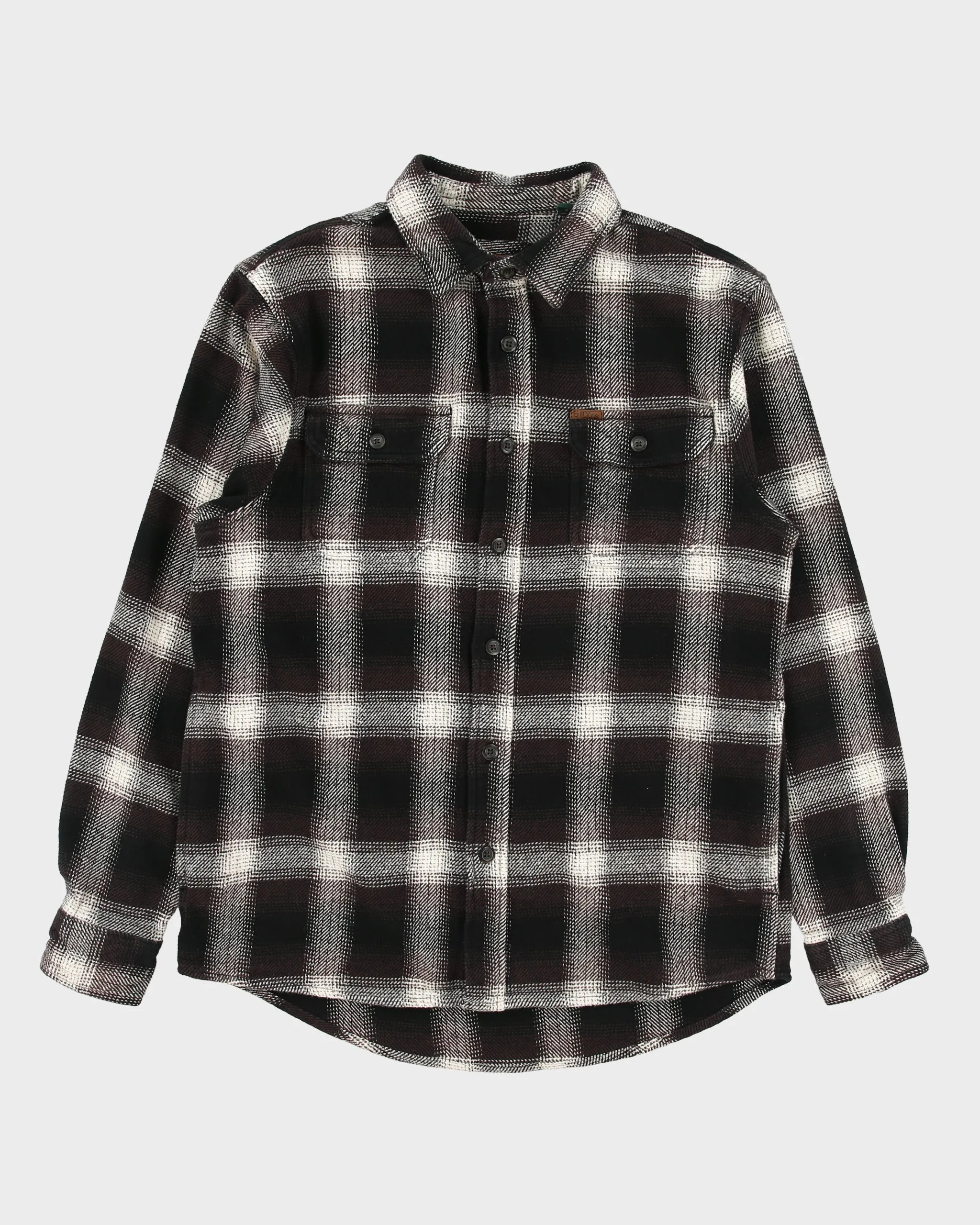 Vintage Orvis Heavyweight Plaid Flannel Over Shirt - s sold by Rokit