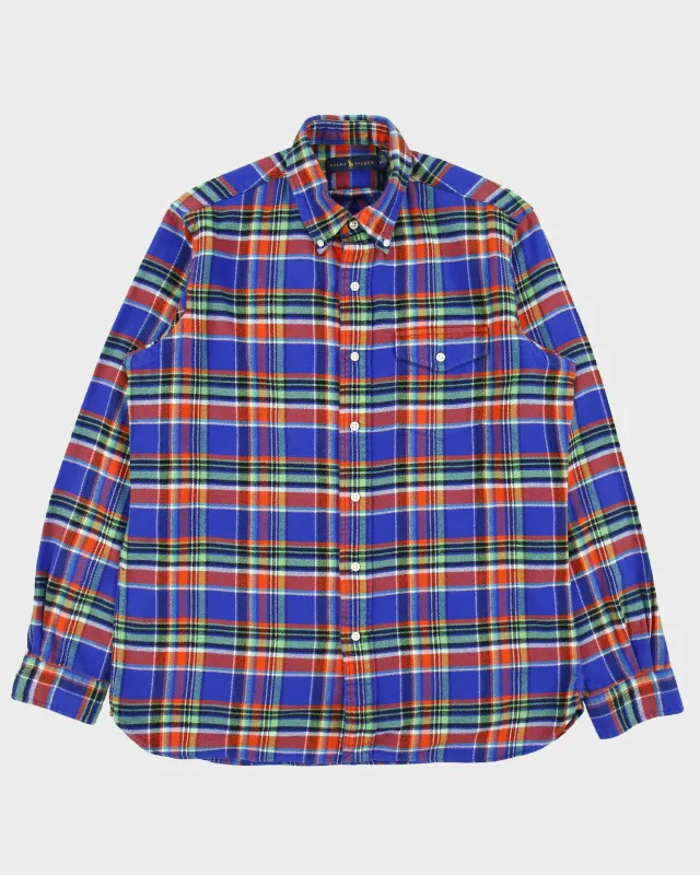 Vintage Ralph Lauren Long Sleeve Plaid Flannel Shirt - M made by Ralph Lauren
