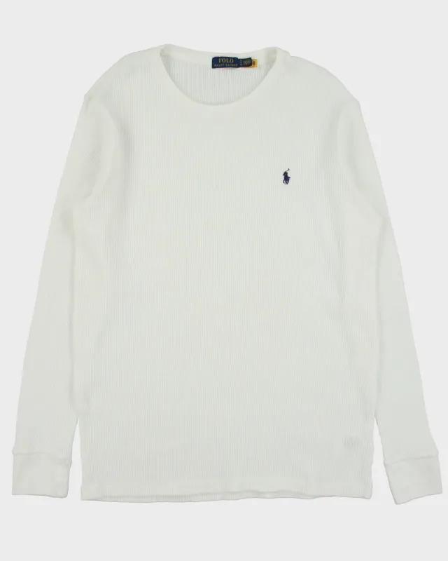 Polo Ralph Lauren Heavyweight Long Sleeve Crewneck Waffle T-Shirt - XL made by Ralph Lauren