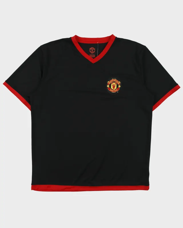 Vintage Y2K 00s Manchester United FC Short Sleeve Supporters Football Shirt - L made by Rokit