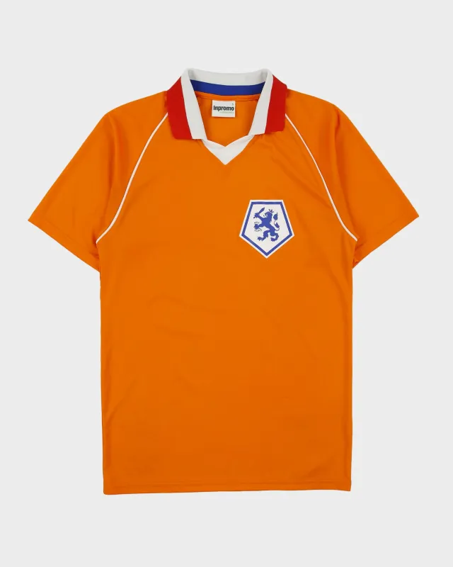Vintage Y2K 00s Netherlands National Football Supporters Home Shirt - S made by Rokit