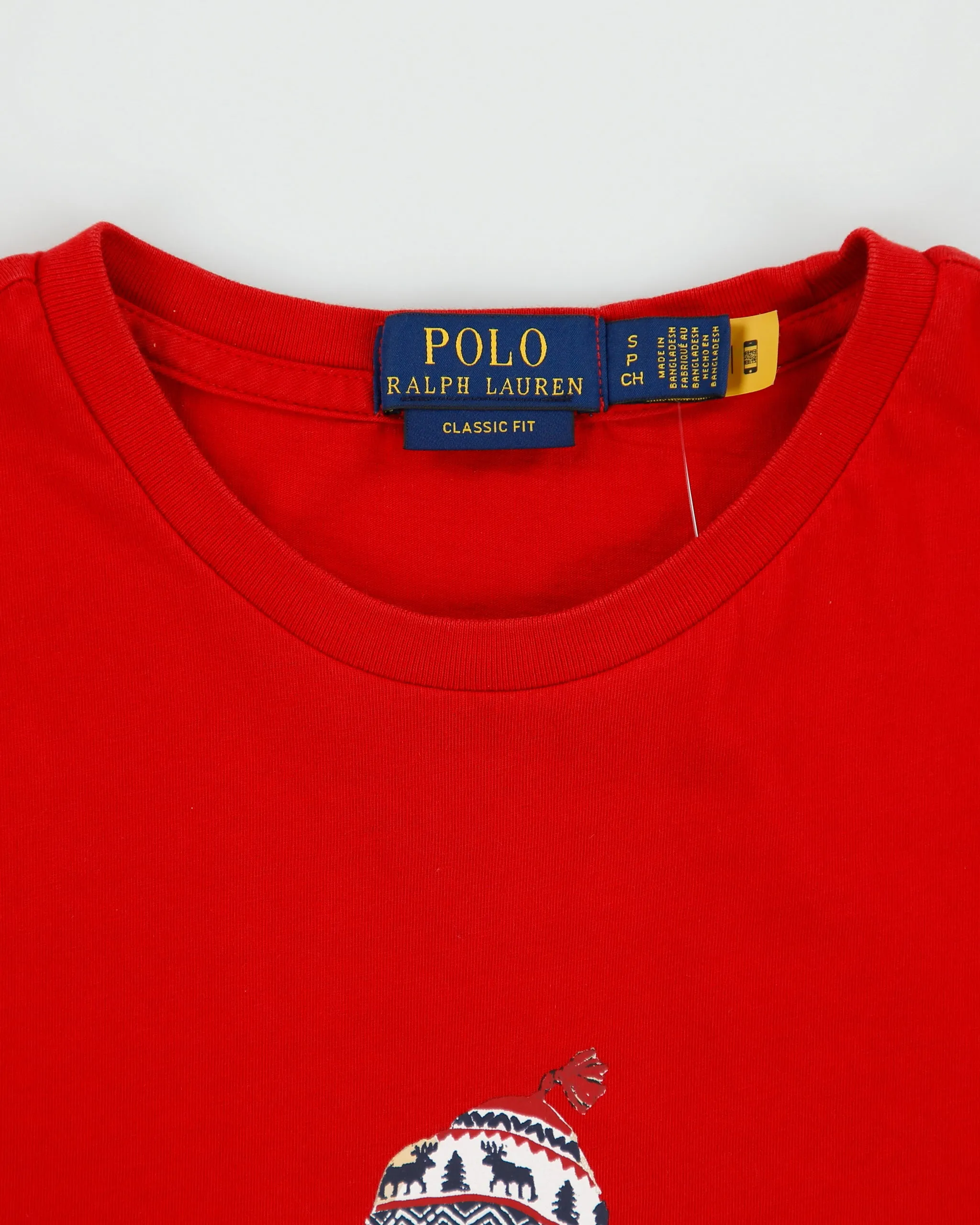 Vintage Polo Bear Ralph Lauren Winter Bear Heavyweight Single Stitch Classic Fit T-Shirt - S sold by Rokit product image thumbnail 5