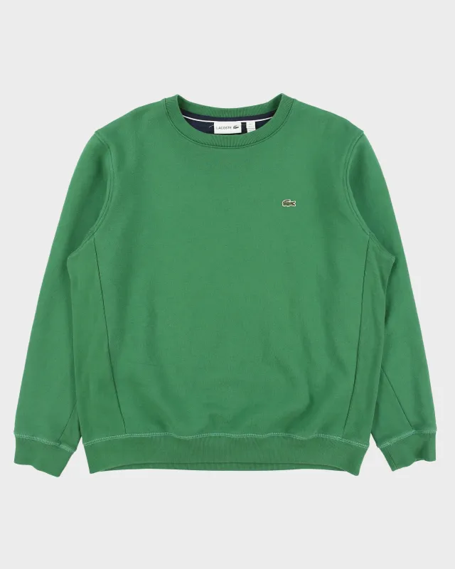 Vintage Lacoste Classic Pique Fleece Lined Crewneck Sweatshirt - XXL made by Lacoste