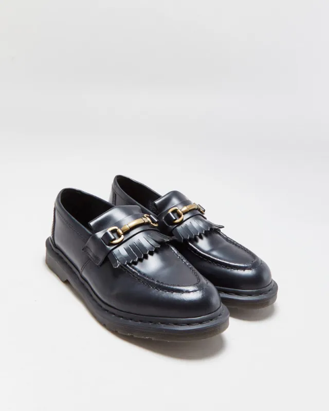 DS Dr. Martens Smooth Leather Adrian Snaffle Chunky Horsebit Tassel Loafers - UK9 made by Dr. Martens