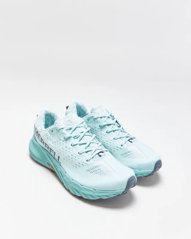 DS Merrell Women's Agility Peak 5 Float Pro Frost Blue Trail Running Trainers - UK7.5 made by Merrell