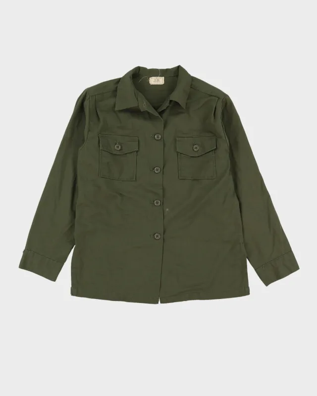 70s Vintage US Military Womens Fatigue Shirt - M made by Rokit