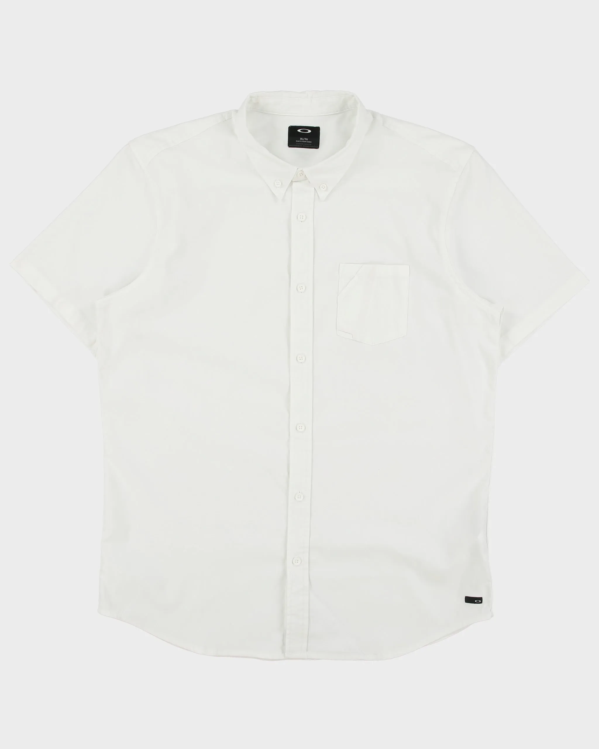 Vintage Oakley Soft Shell Slim Fit Short Sleeve Pocket Shirt - XL sold by Rokit