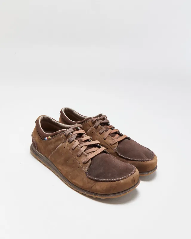 Vintage Y2K 00s The North Face Brown Suede Canvas Low Top Hayden Shoes - UK10 made by The North Face