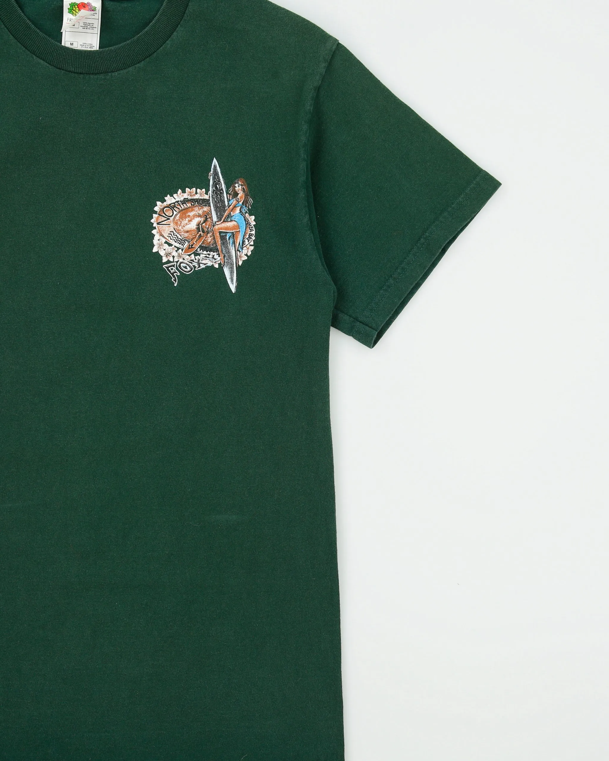 Vintage 2001 Y2K Foxy North Shore Hawaii Heavyweight Crewneck T-Shirt - M sold by Rokit product image thumbnail 3