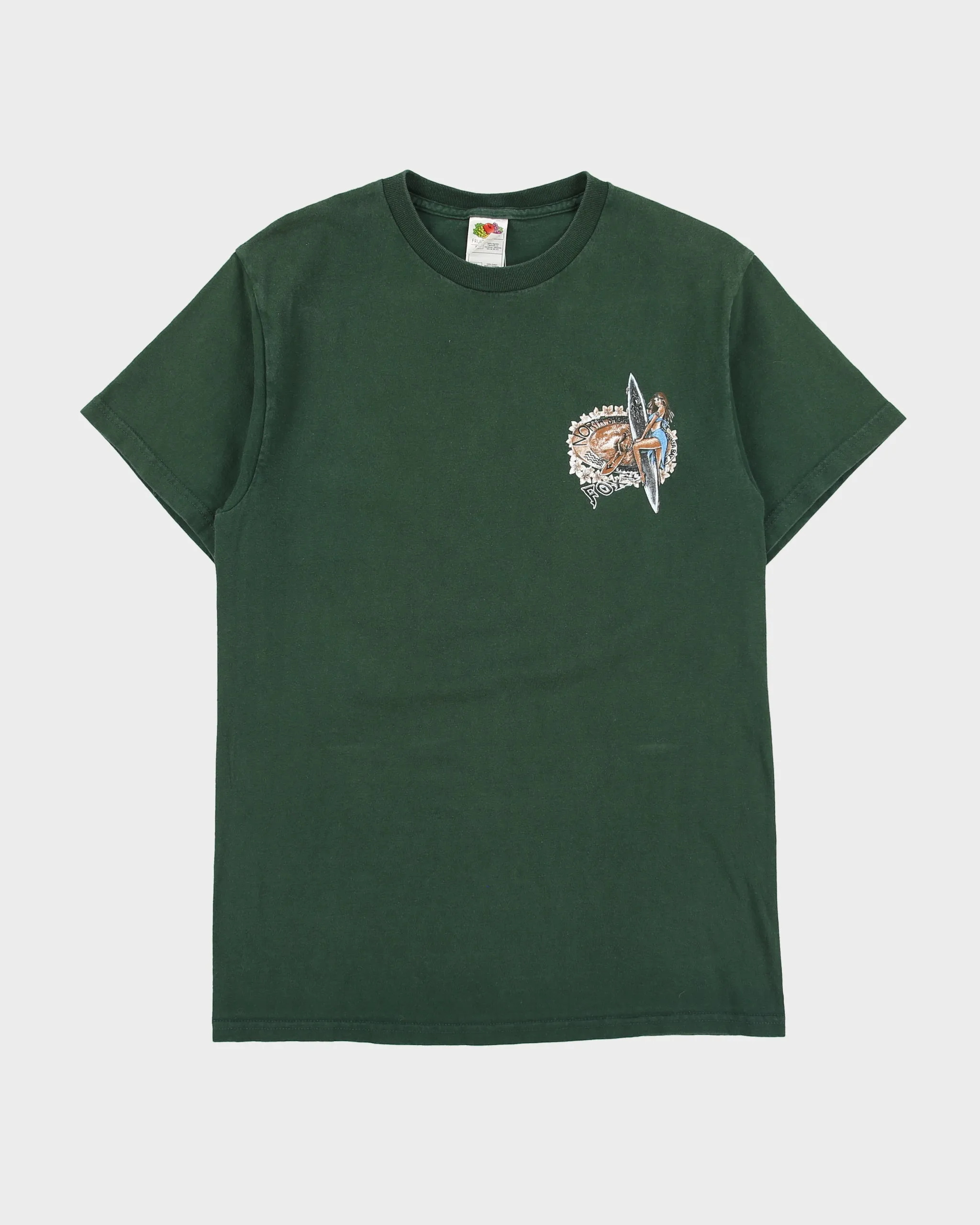 Vintage 2001 Y2K Foxy North Shore Hawaii Heavyweight Crewneck T-Shirt - M sold by Rokit