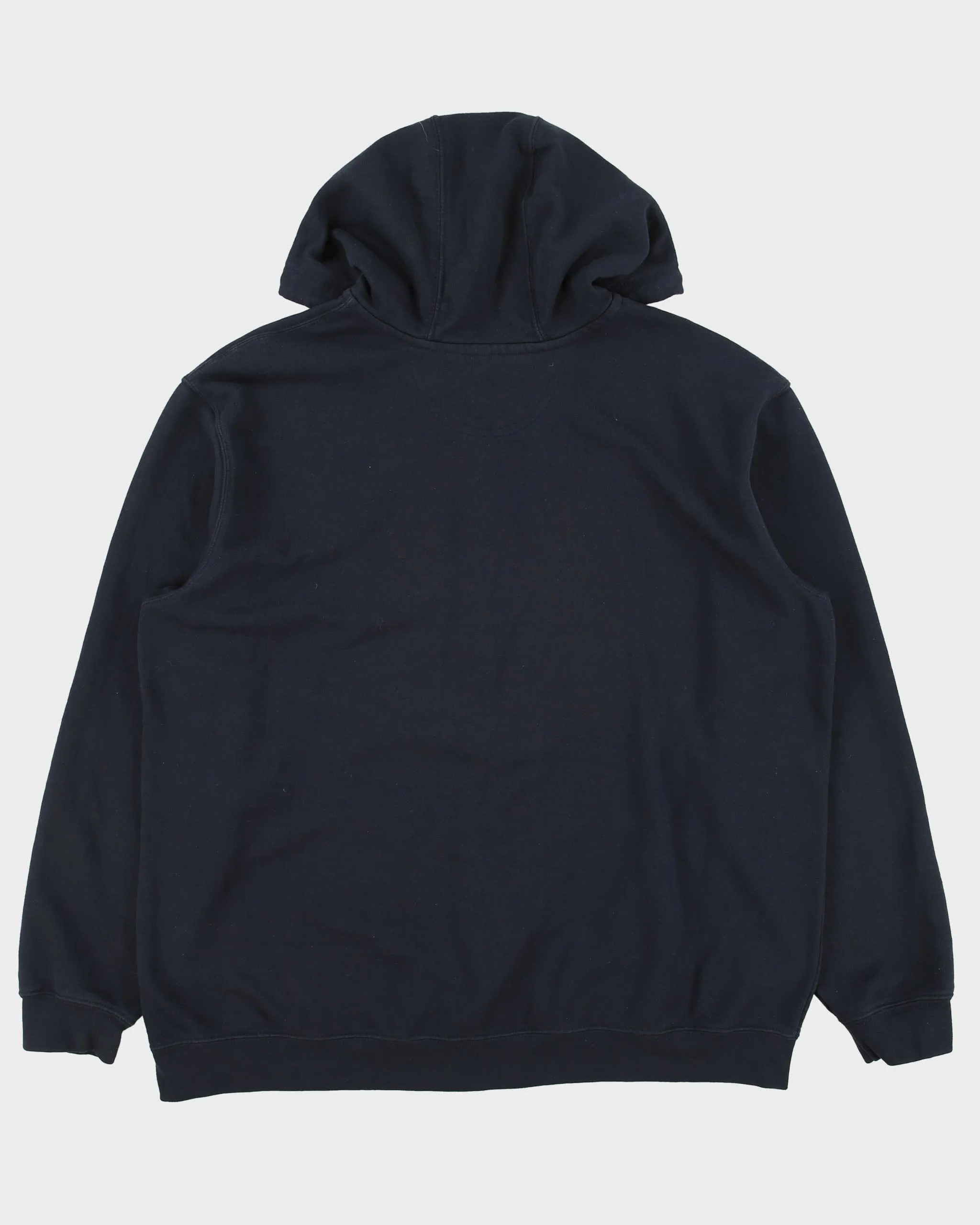 Vintage Carhartt Navy Midweight Fleece Lined Loose Fit Full-Zip Hoodie - XL sold by Rokit product image thumbnail 2