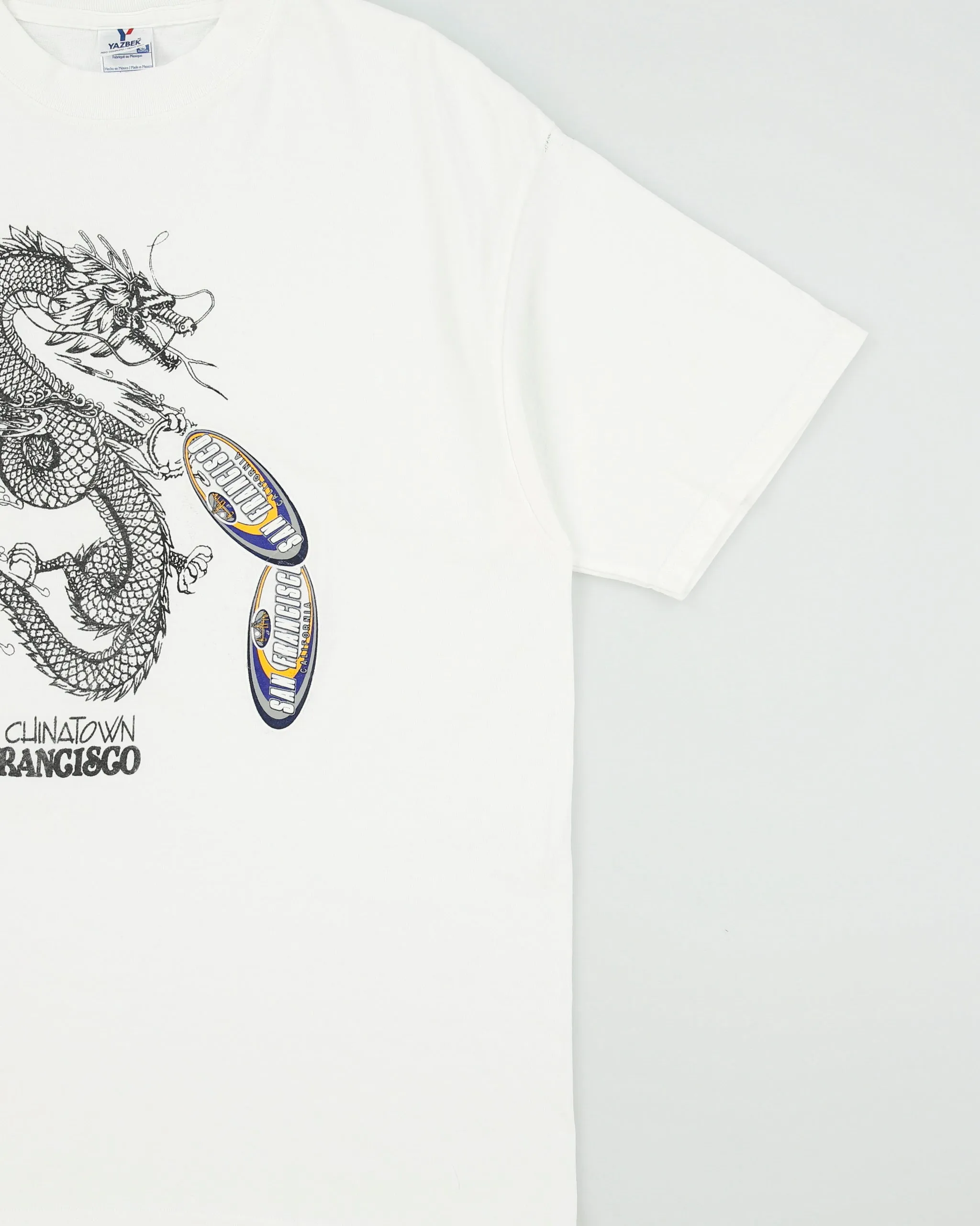 Vintage Y2K 00s China Town San Francisco Heavyweight Crewneck T-Shirt - XL sold by Rokit product image thumbnail 3