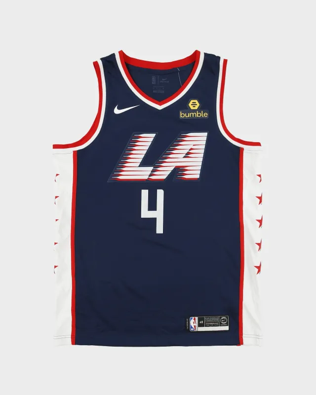 2019-19 Nike City Edition Los Angeles Clippers 35th Anniversary Miloš Teodosić #4 Dri-Fit NBA Swingman Basketball Jersey - L made by Nike
