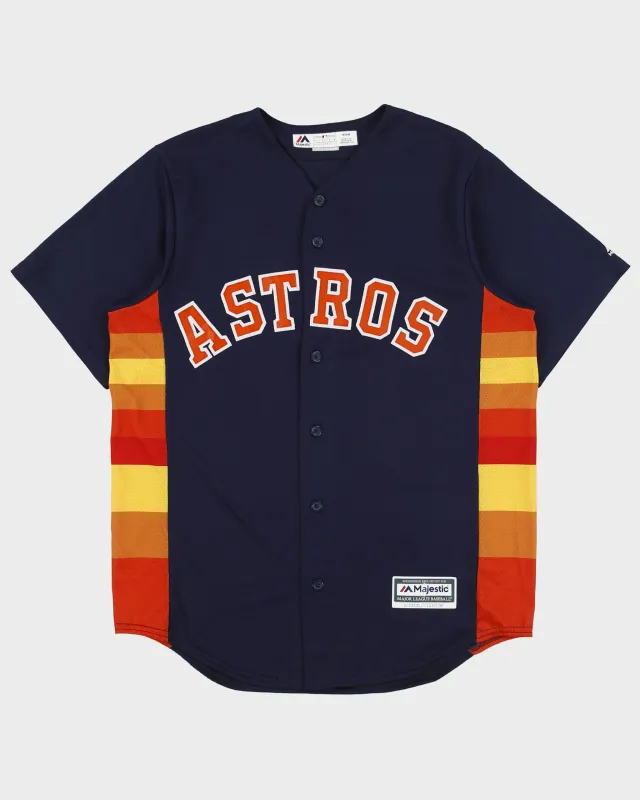 2019-21 Majestic Houston Astros MLB Coolbase Made In USA Stitched Away Baseball Jersey - M made by Rokit