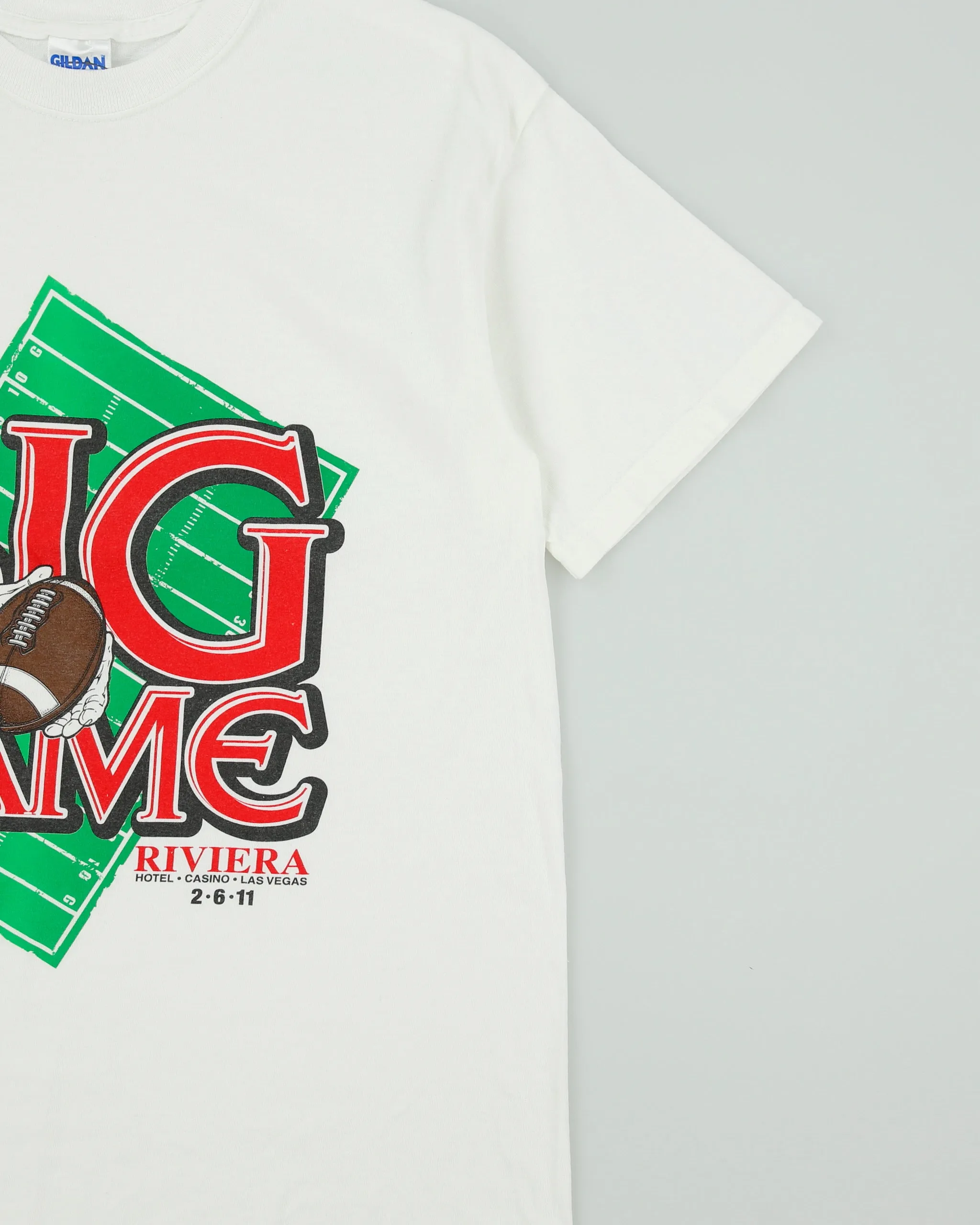 Vintage The Big Game Riveria Las Vegas Heavyweight Gildan Crewneck T-Shirt - M sold by Rokit product image thumbnail 3