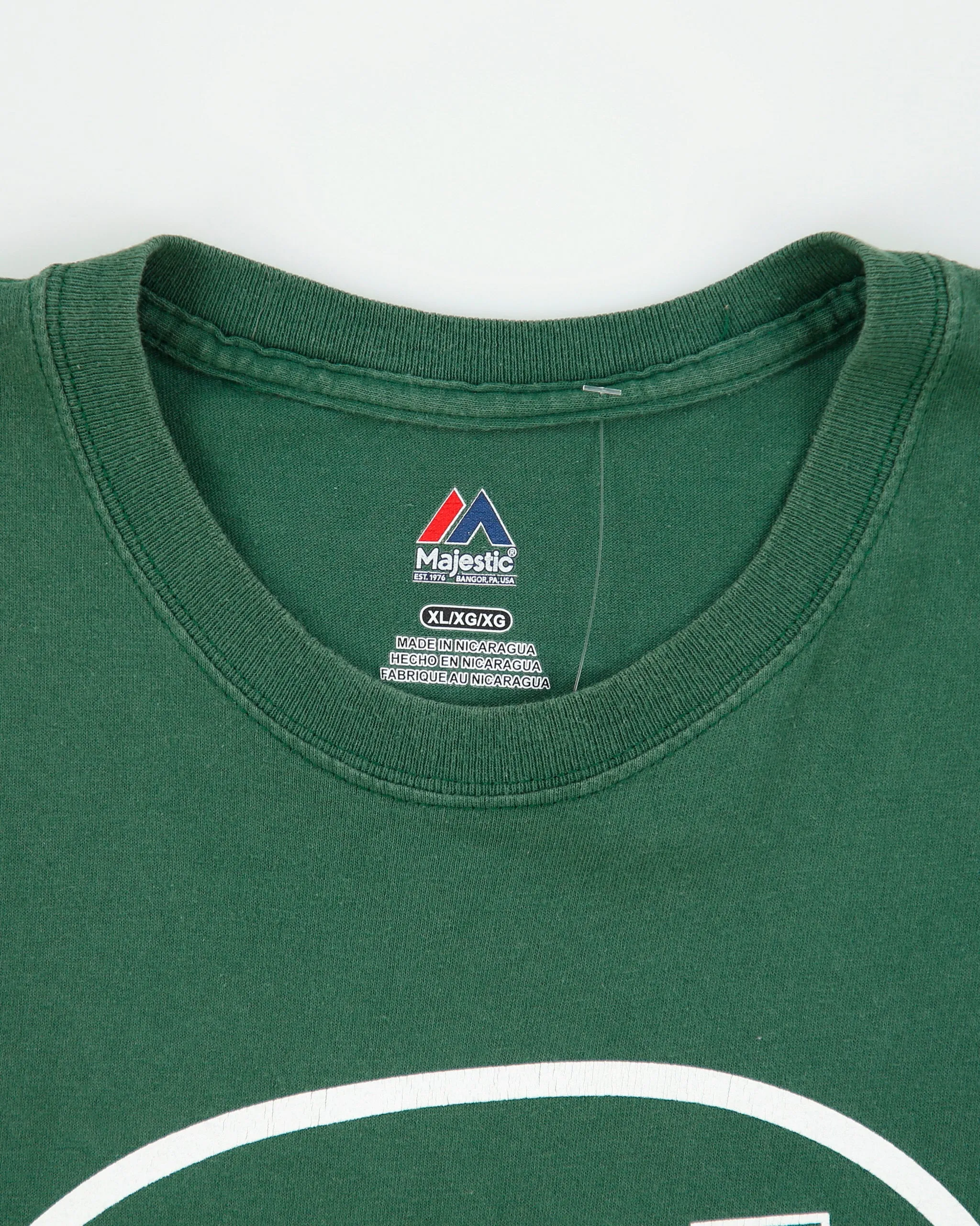 Vintage Majestic New York Jets Football Heavyweight NFL Crewneck T-Shirt - XL sold by Rokit product image thumbnail 5