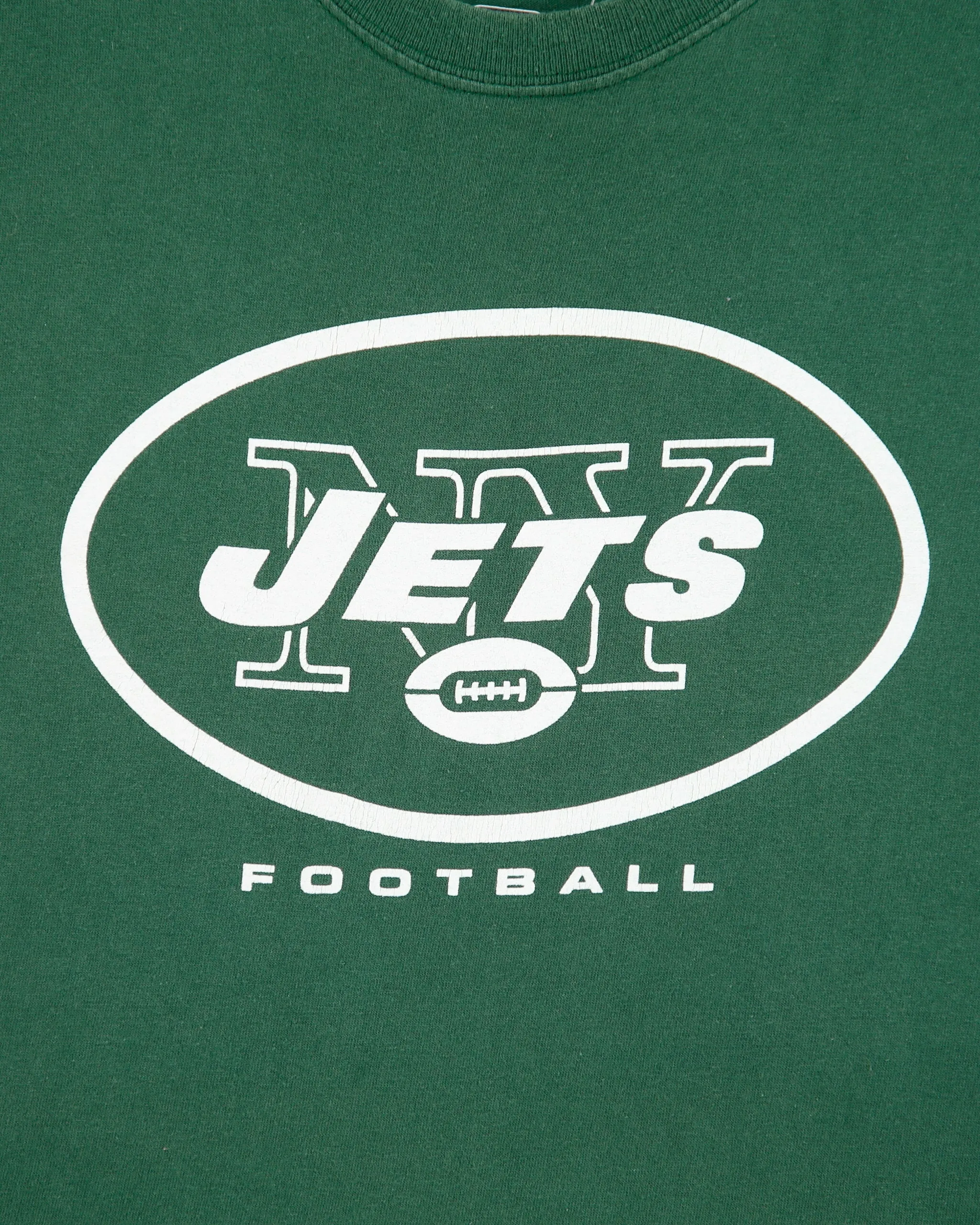 Vintage Majestic New York Jets Football Heavyweight NFL Crewneck T-Shirt - XL sold by Rokit product image thumbnail 4