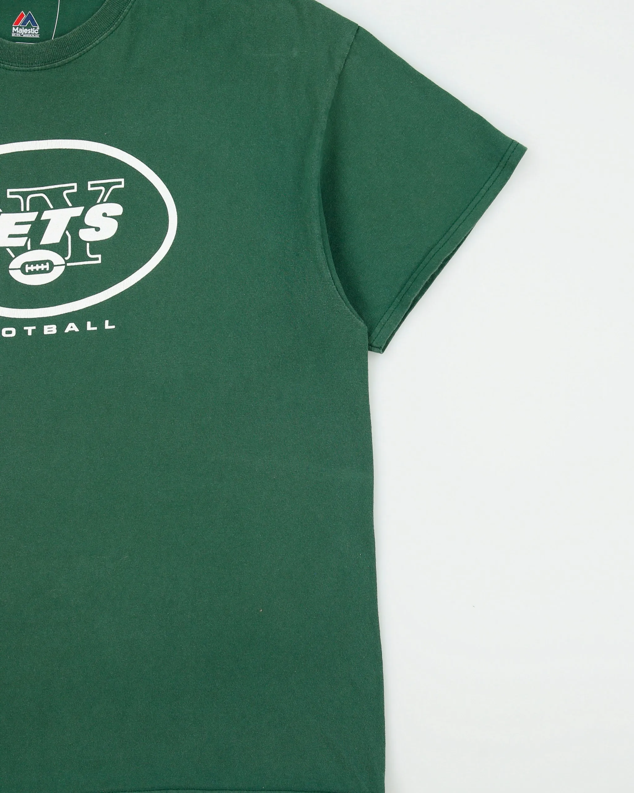 Vintage Majestic New York Jets Football Heavyweight NFL Crewneck T-Shirt - XL sold by Rokit product image thumbnail 3