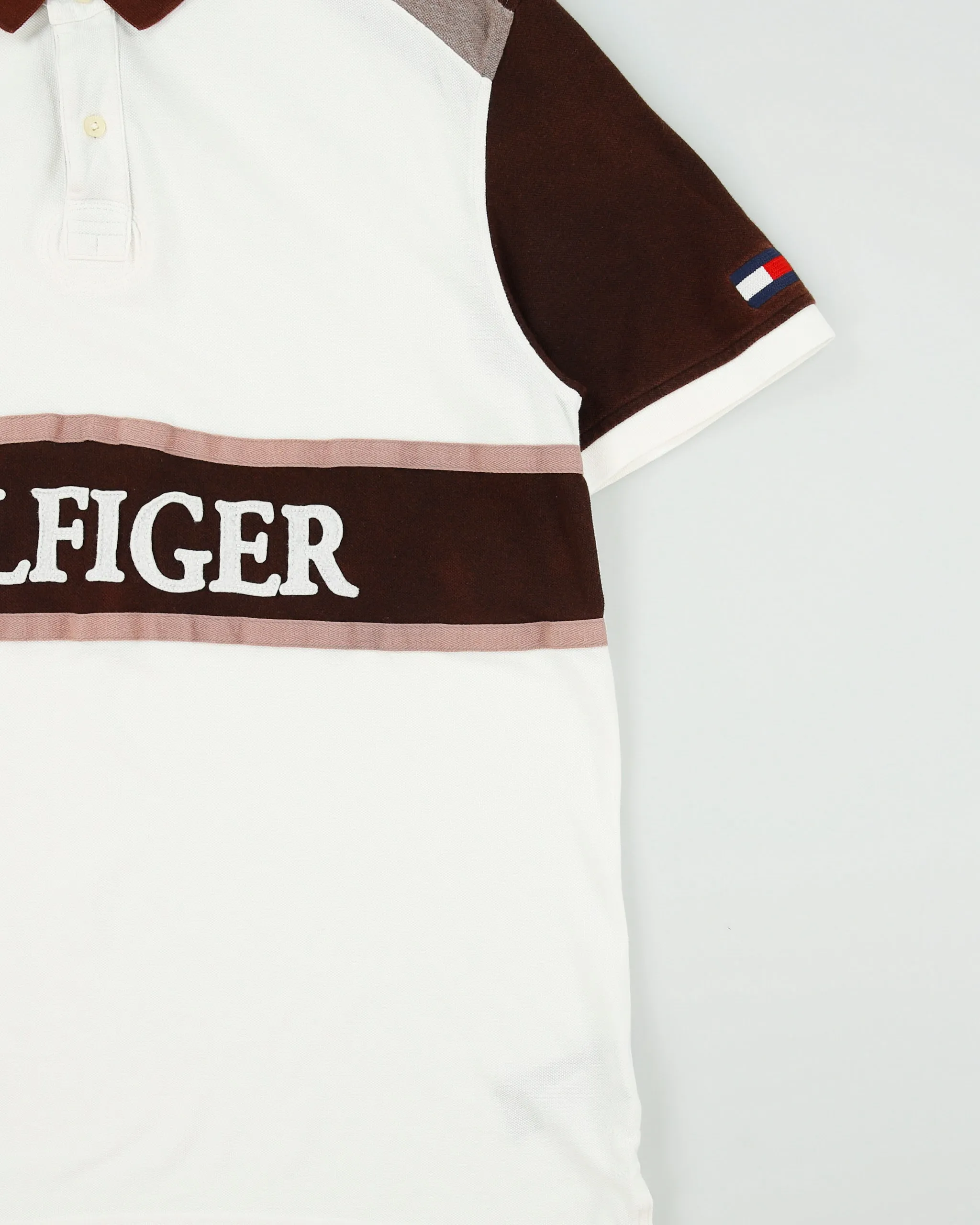 Vintage Tommy Hilfiger Embroidered Preppy Custom Fit Short Sleeve Polo Shirt - XXL sold by Rokit product image thumbnail 3