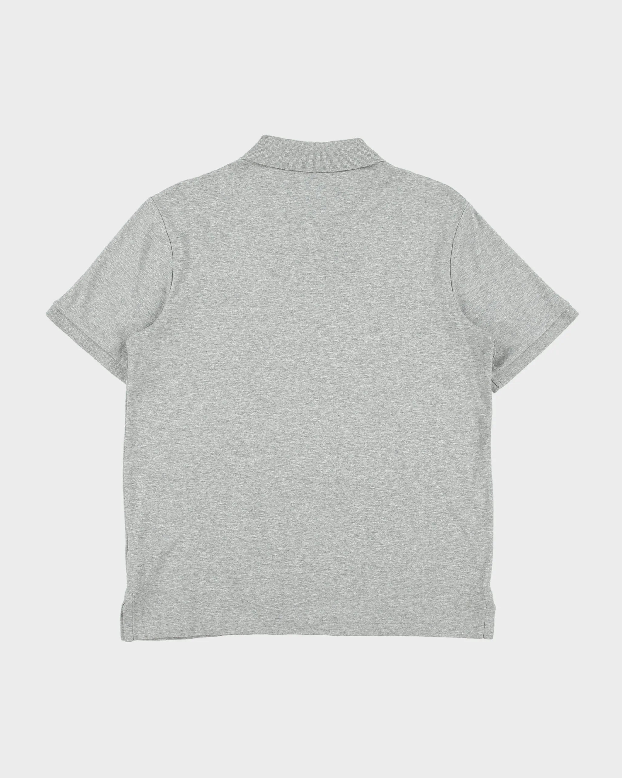 Vintage Polo Ralph Lauren Grey Marl Classic Fit Short Sleeve Polo Shirt - S sold by Rokit product image thumbnail 2