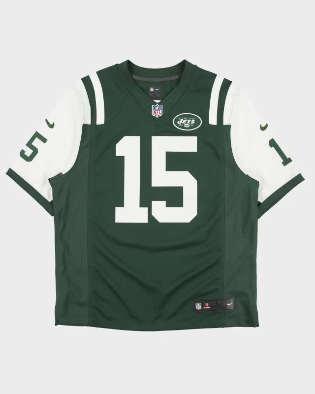 2012-13 Nike New York Jets Tim Tebow #15 NFL On Field Stitched Home Jersey - L made by Rokit