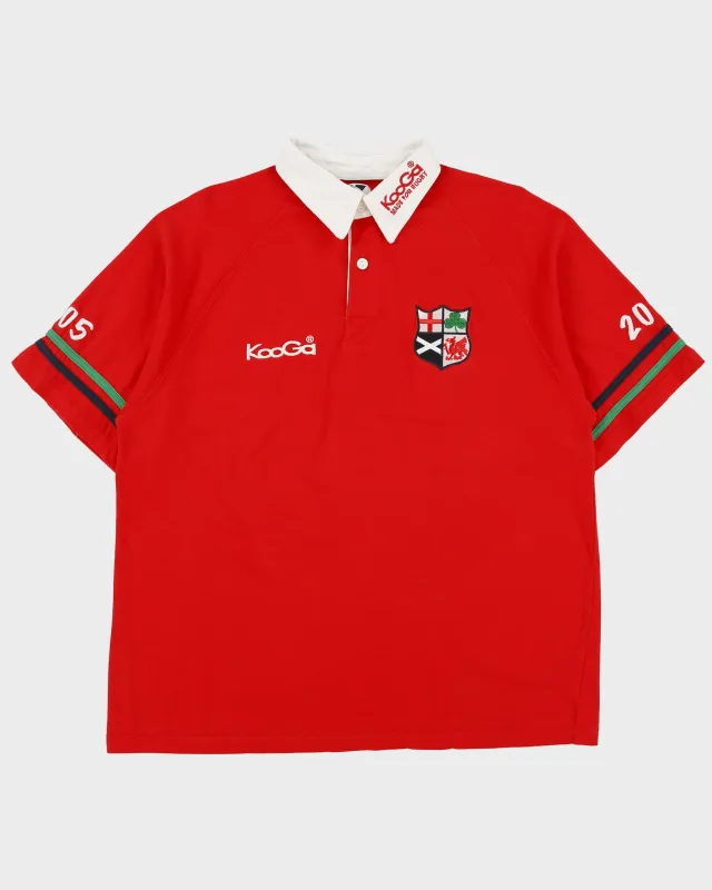 Vintage Kooga British Lions 2005 New Zealand Tour Short Sleeve Rugby Union Shirt - L made by Rokit