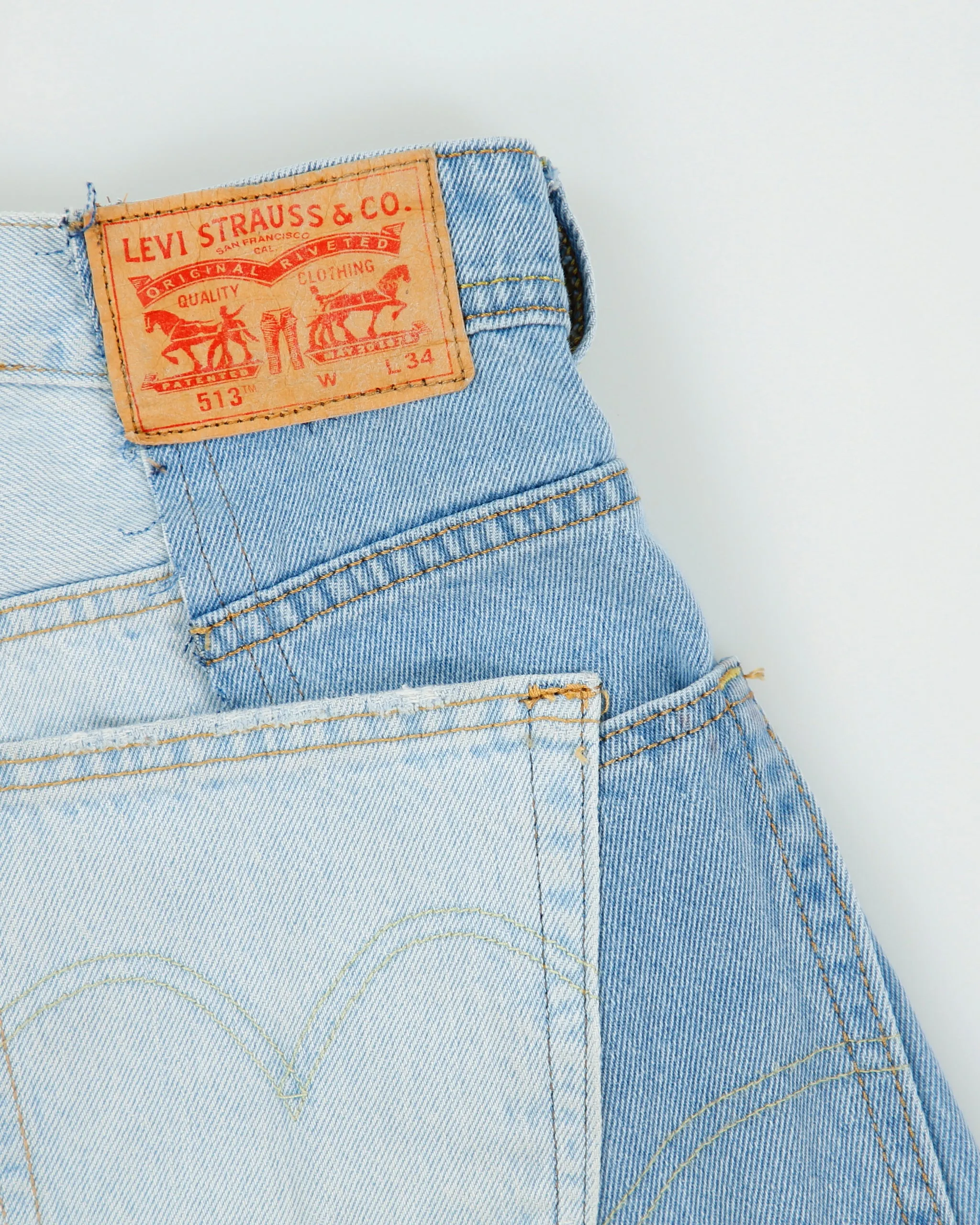 Rokit Originals Denim Splice Jorts - M sold by Rokit product image thumbnail 4