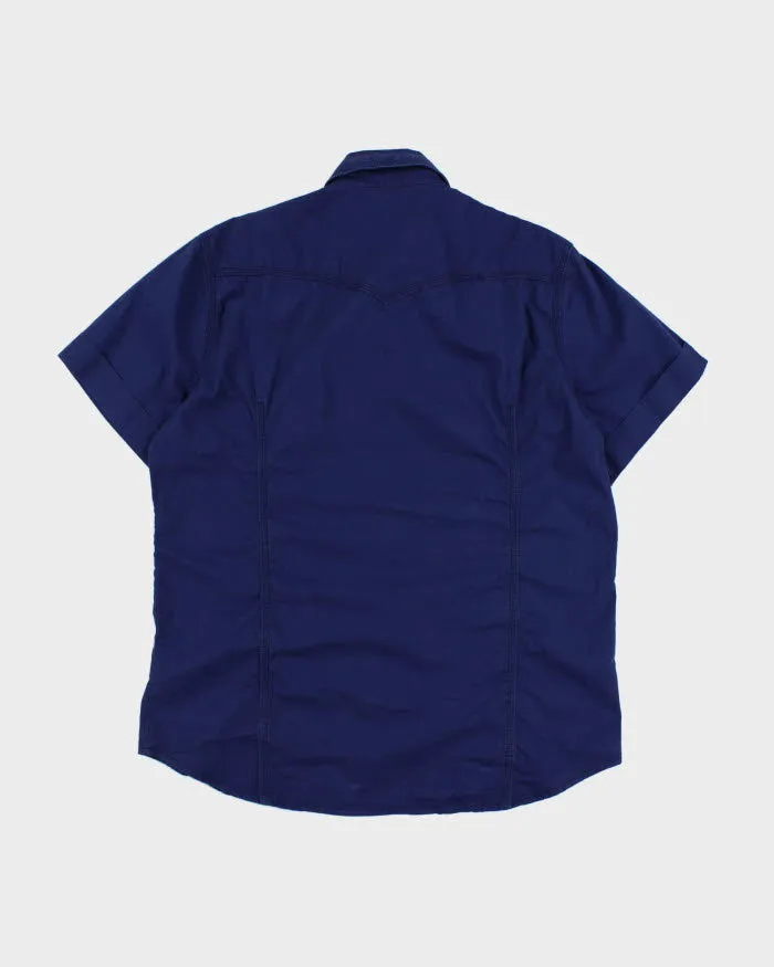 True Religion Navy Western Short Sleeve Shirt - XL sold by Rokit product image thumbnail 2