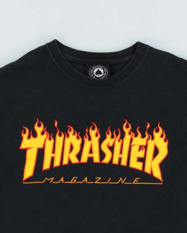 Vintage Thrasher Magazine Flame T-Shirt - S sold by Rokit product image thumbnail 3