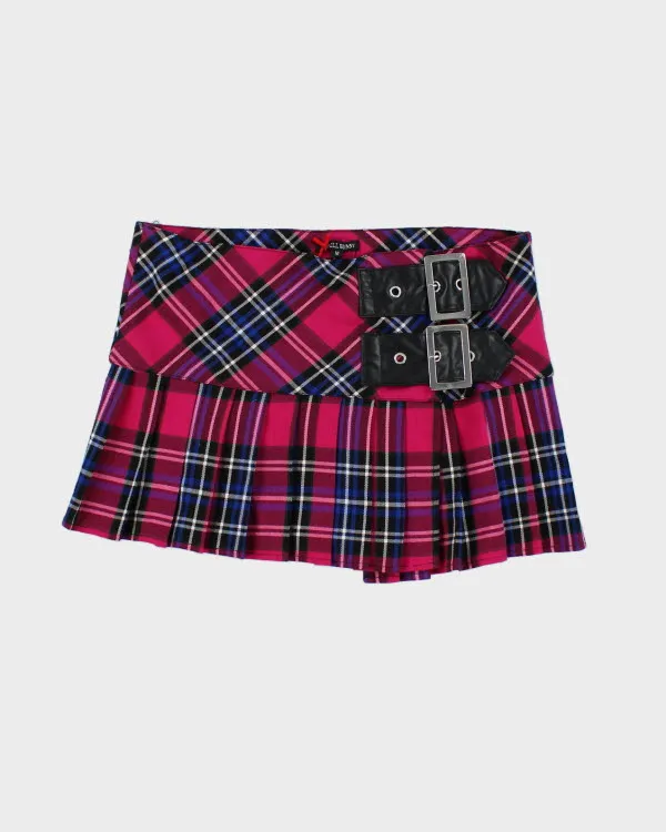 Y2k 00s Hell Bunny Plaid Mini Skirt - M sold by Rokit