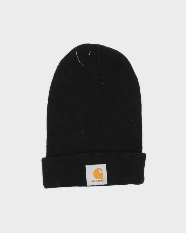 Unisex Black Carhartt Beanie - O/S sold by Rokit