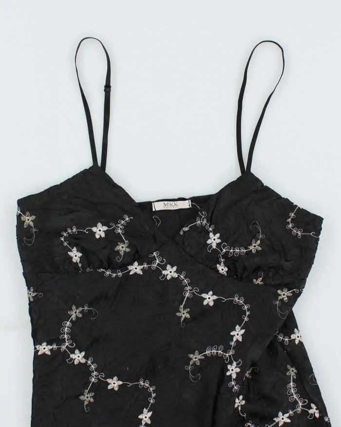 Vintage Y2k 00s Black Floral Cami - S sold by Rokit product image thumbnail 3