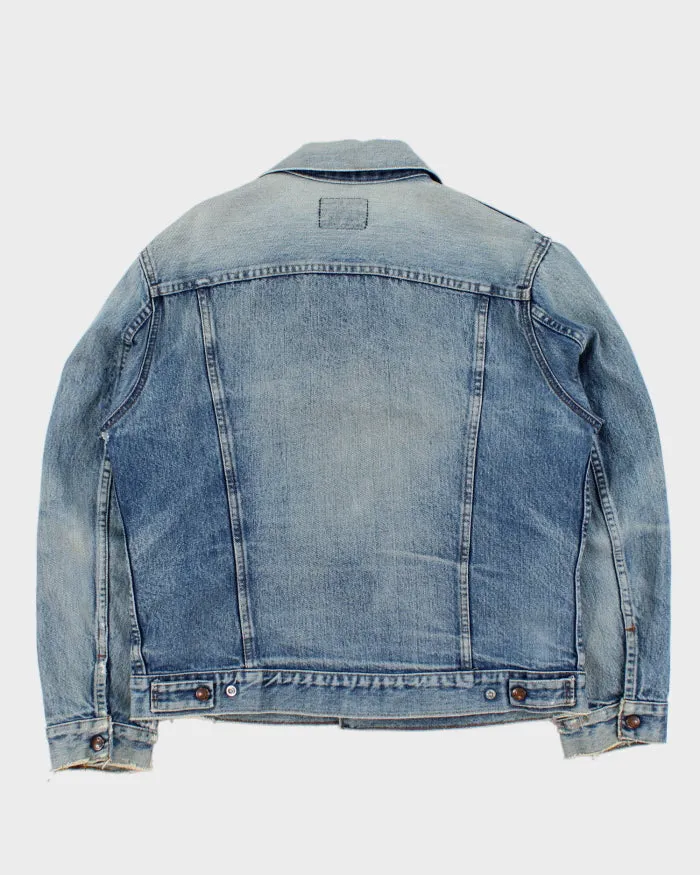 Vintage Men's GWG Distressed Denim Jacket - M sold by Rokit product image thumbnail 2