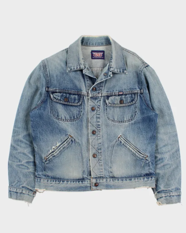 Vintage Men's  GWG Distressed Denim Jacket - M sold by Rokit