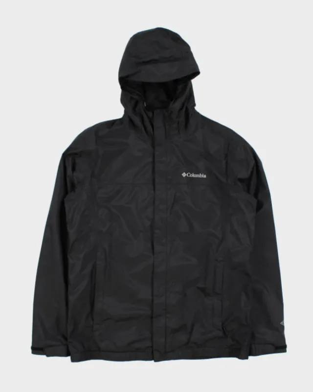 Men's Black Columbia Zip Up Track Jacket -  M sold by Rokit
