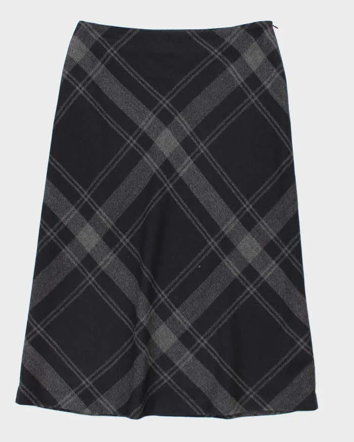 90s Jones New York Wool Plaid Skirt - W32 sold by Rokit