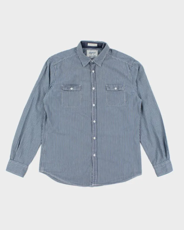 Y2k 00s Espirit Stripe Shirt - L sold by Rokit