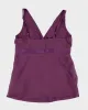 Vintage 90s Le Chateau Purple Embroidered Cami Top - S sold by Rokit