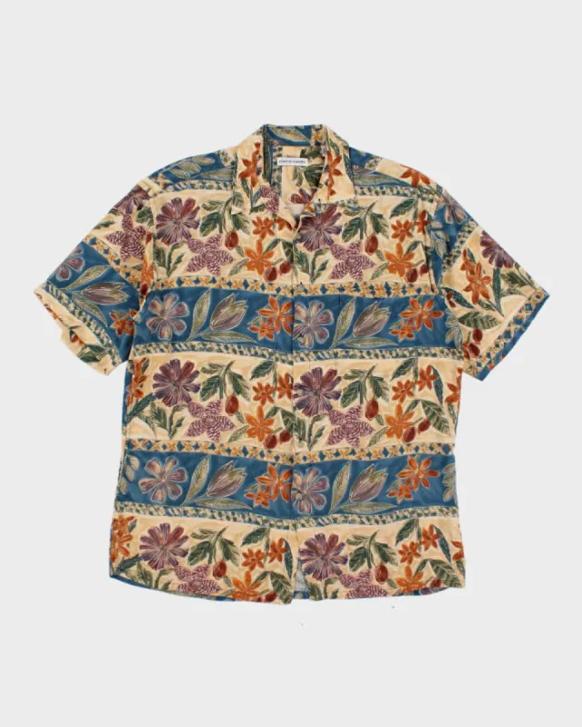 Vintage 90s Pierre Cardin Floral Shirt - L sold by Rokit