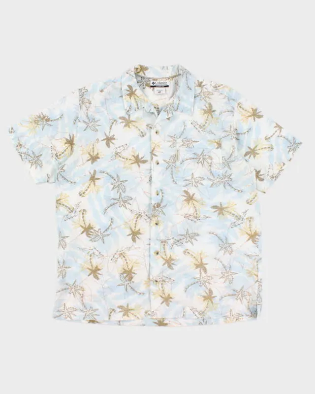 Columbia Palm Tree Print Shirt - L sold by Rokit
